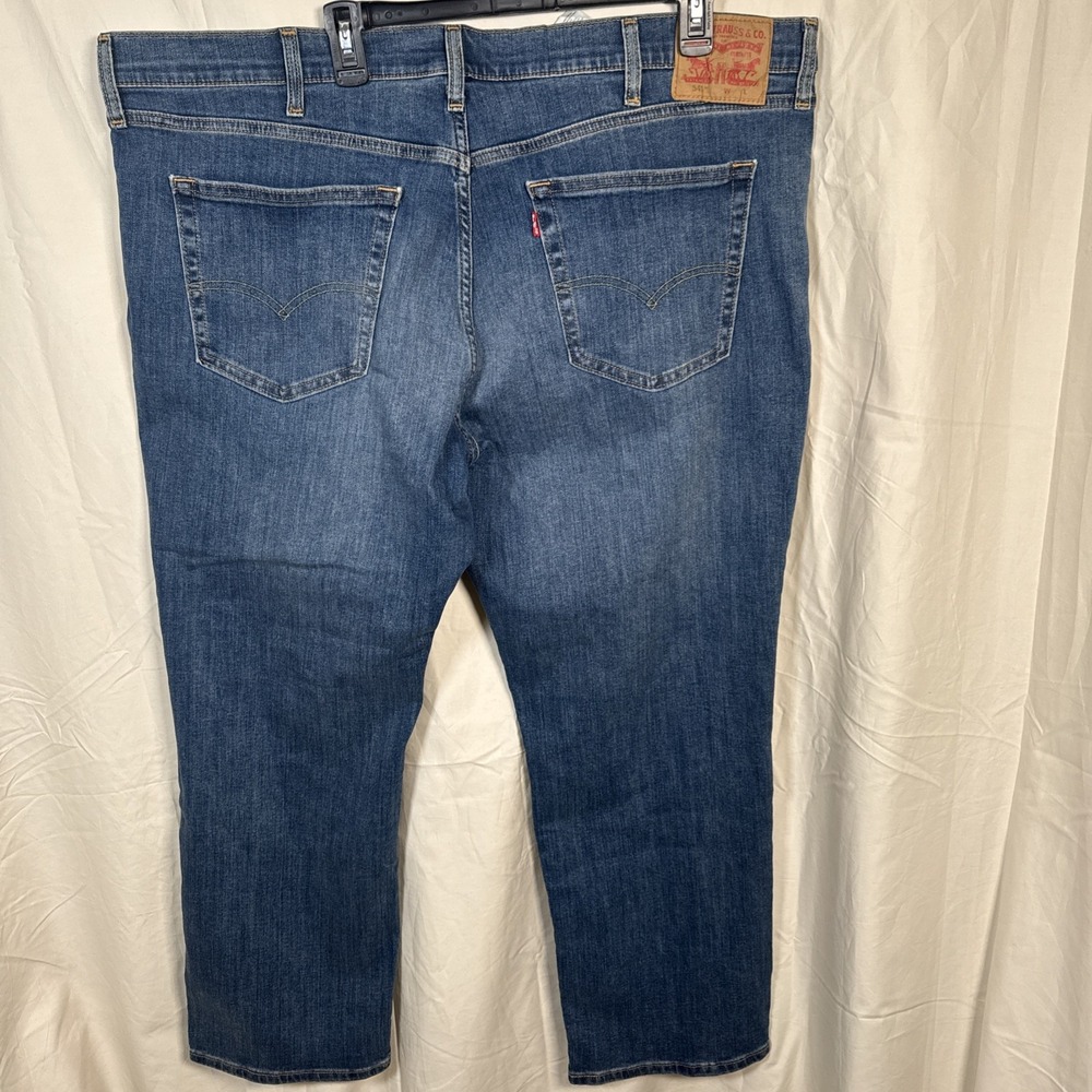 Levi's 541 Mens Jeans 44x30 Blue Straight Leg‎ Denim Big & Tall Medium Wash